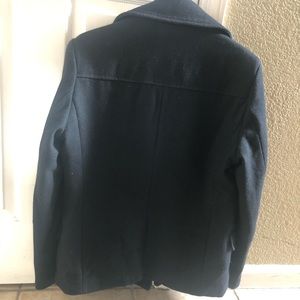 Men’s wool sailor style peacoat